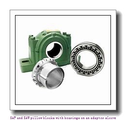 skf SAF 22517 x 2.13/16 T SAF and SAW pillow blocks with bearings on an adapter sleeve