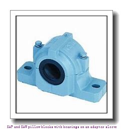 skf SAF 1522 x 3.13/16 T SAF and SAW pillow blocks with bearings on an adapter sleeve