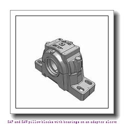 skf FSAF 22517 x 3 SAF and SAW pillow blocks with bearings on an adapter sleeve