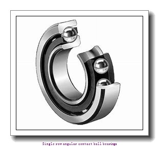 60 mm x 110 mm x 22 mm skf 7212 BECBY Single row angular contact ball bearings