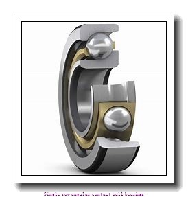 75 mm x 130 mm x 25 mm skf 7215 BECBY Single row angular contact ball bearings