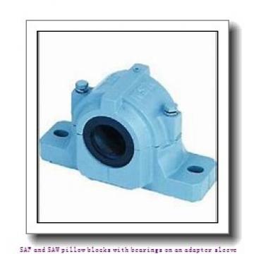 skf SAF 1509 x 1.3/8 SAF and SAW pillow blocks with bearings on an adapter sleeve
