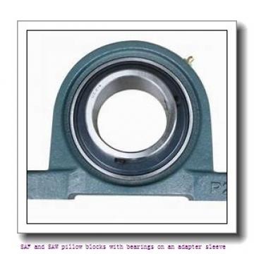 skf FSAF 22518 x 3.1/8 TLC SAF and SAW pillow blocks with bearings on an adapter sleeve